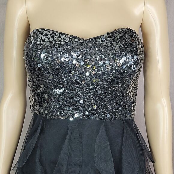 BLONDIE NITES BY STACEY SKLAR Sequined Prom Dress Size 3 - Picture 2 of 10